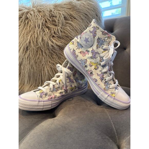 MSRP $79 Converse CTAS Hi White Women’s Size 6 (Kids 4) | SAME DAY SHIP - Picture 3 of 7